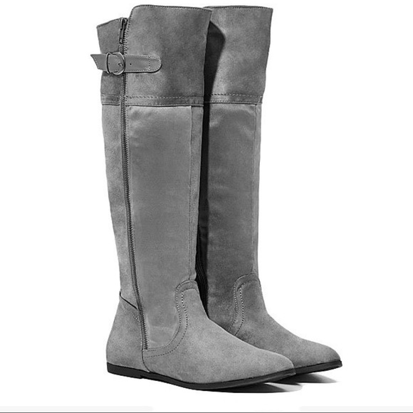 🆕 NWOT Faux Suede Wide Calf “Kirbla” Boots - Picture 2 of 4